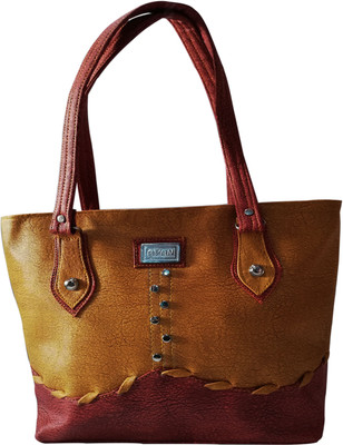 

shopping island Girls Casual, Formal Khaki, Brown PU Shoulder Bag, Brown;khaki
