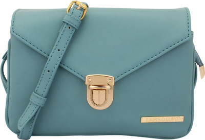 

LAPIS-O- LUPO Women Casual Blue PU Sling Bag