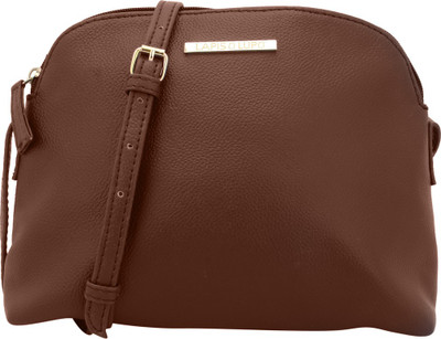 

LAPIS-O- LUPO Women Casual Brown PU Sling Bag