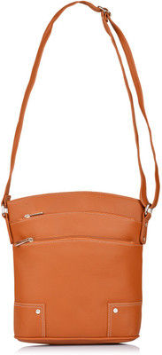 

Fostelo Women Casual, Formal Tan PU Sling Bag