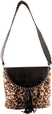 

trysco Girls Casual Multicolor Genuine Leather, Polyester Sling Bag