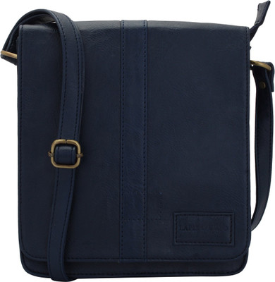

LAPIS-O- LUPO Men & Women Casual Blue PU Sling Bag