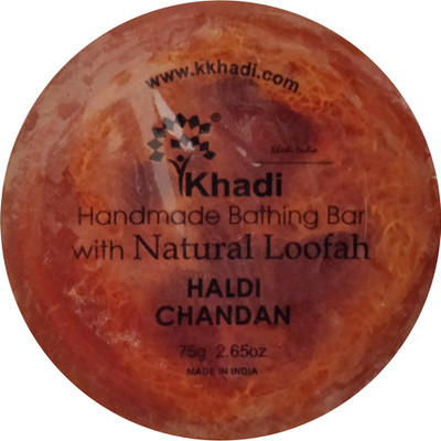 

Khadi Haldi Chandan Loofah Soap(75 g)