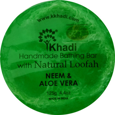 

Khadi Neem & Aloe Vera Loofah Soap(125 g)