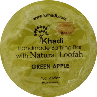 

Khadi Green Apple Loofah Soap(75 g)