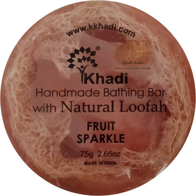 Khadi Fruit Sparkle Loofah Soap(75 g)