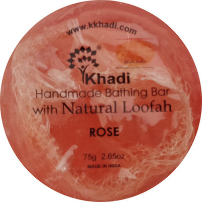

Khadi Rose Loofah Soap(75 g)