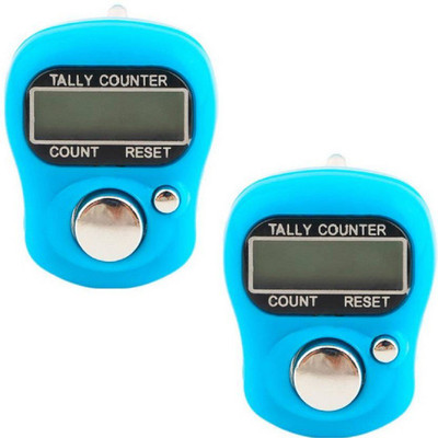 

Shopimoz Pack of 2 Digital Tally Counter(Blue Pack of 2)