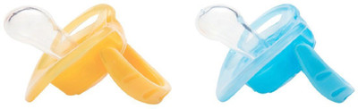 

MeeMee Baby Pacifier with Soft Nipple (Green/Pink) Soother(Multicolor)