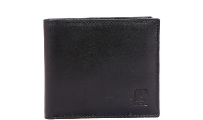 

Woodland Men Casual Black Genuine Leather Wallet(3 Card Slots)
