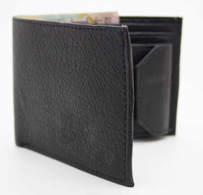 

Facinate Men Black Artificial Leather Wallet(10 Card Slots)