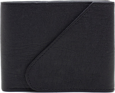 

Bageera Men Black Artificial Leather Wallet(6 Card Slots)