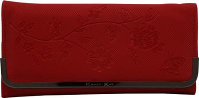 

Cidky Women Red Artificial Leather Wrist Wallet(6 Card Slots), Trendy red