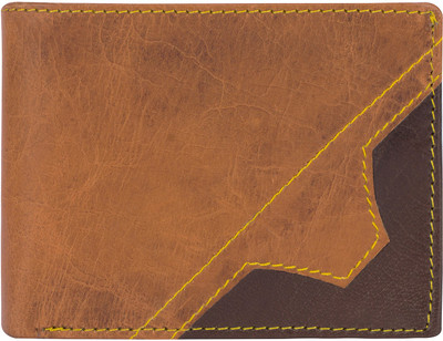 

Camouflage In Men Brown Genuine Leather Wallet(7 Card Slots), Designer brown