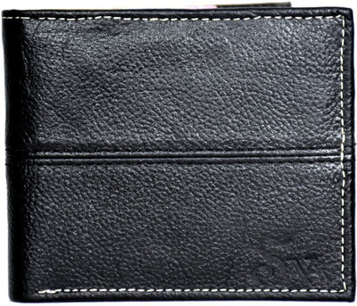 

Saa Men Black Genuine Leather Wallet(3 Card Slots)