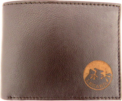 

LEZARD Men Brown Genuine Leather Wallet(4 Card Slots)