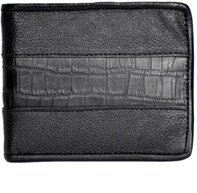 

Saa Men Black Genuine Leather Wallet(3 Card Slots)