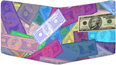 

RadhikaMart Men Multicolor Canvas Wallet(6 Card Slots), Multicolor-332