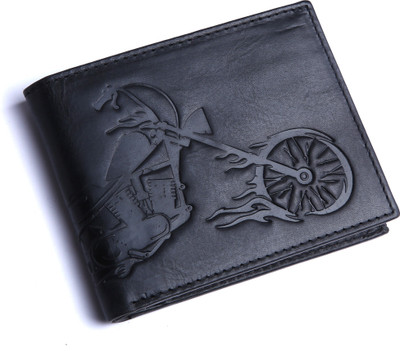

ROYAL SCOT GREY Men Black Genuine Leather Wallet(6 Card Slots)