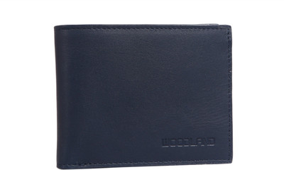 

Woodland Men Casual Blue Genuine Leather Wallet(8 Card Slots)