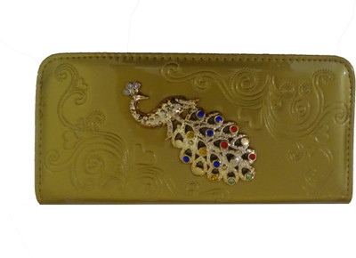 

Smarten Women Gold Artificial Leather Wallet(6 Card Slots)