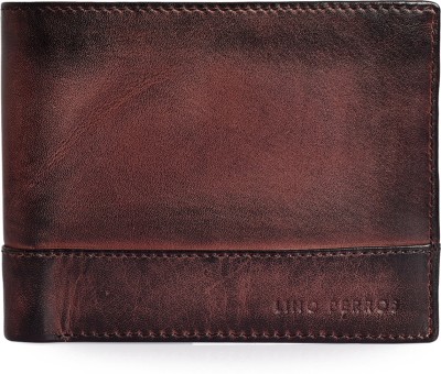 

Lino Perros Men Casual Maroon Genuine Leather Wallet(10 Card Slots), Brown