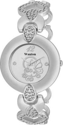 

Wanton MKCP05 silver metal strap beautiful and fancy diamond women watch Watch - For Girls