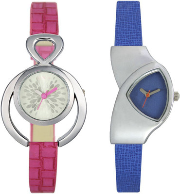 

DURVA RETAIL 205-208 StylisH Look Super Hot Pack Of 2 Watch - For Girls