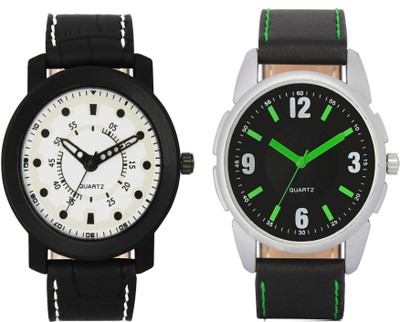 CLOUDWOOD VL16_26 Combo of 2 Designer Analog Combo Watch - For Men