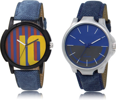 

SVM AS10-24 Blue Stylish Professional Round Dial Combo Watch - For Boys