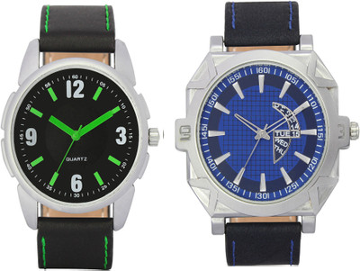 

CLOUDWOOD VL26_44 Combo of 2 Designer Analog Combo Watch - For Men