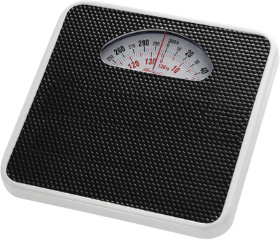 

ATOM AL940 Analog Large Size Metal Platform Mechanical Health Monitor Scale With Max Capacity 136Kg Weighing Scale(Black)