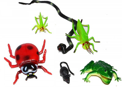 

UNITOYS Natural Insects and Reptiles Figures(Multicolor)