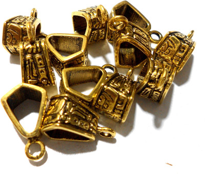 

GOELX Antique Golden Bails/Loops for Jewellery Making & Craft Work - Design 5