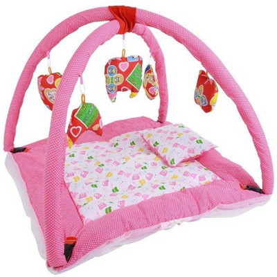 

Chote Janab Baby Play Gym with mosquito Net Mosquito Net Crib(Fabric, Pink)