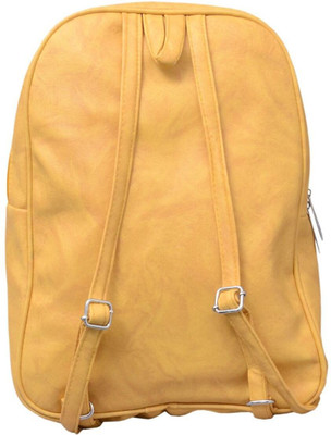 

TANSY Women's Yellow Synthetic (Faux Leather) Stylish Party Wear Backpacks 2 L Backpack(Yellow)