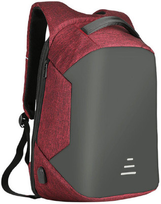 

TraveleXp Anti-Theft-USB-Port-Coded-Lock-15.6-Water-Resistant 25 L Laptop Backpack(Multicolor), Maroon