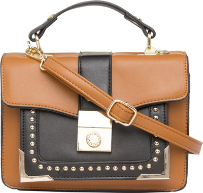 

Globus Single Strap Sling Bag Sling Bag(Brown, 9 inch)