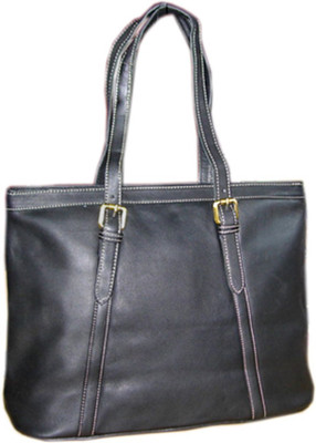 

C & A LEATHER 4436 Shoulder Bag(Black, 4 L)