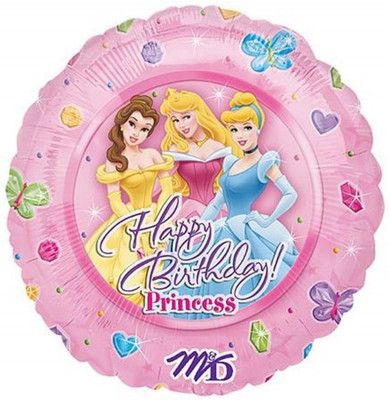 

Theme My Party Printed Princess Foil Balloon Balloon(Multicolor, Pack of 1)