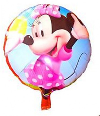 

Theme My Party Printed Foil Balloon - Minnie Mouse Pink Balloon(Multicolor, Pack of 1)