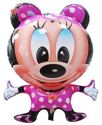 

Theme My Party Printed Full Shaped Foil Balloon - Minnie Mouse Balloon(Pink, Pack of 1)