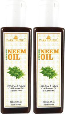 

Park Daniel Organic Neem oil - Natural & Undiluted combo of 2 bottles of 100 ml (200 ml)(200 ml)