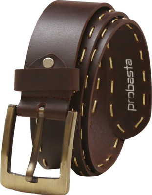 

Probasta Men Brown Genuine Leather Belt