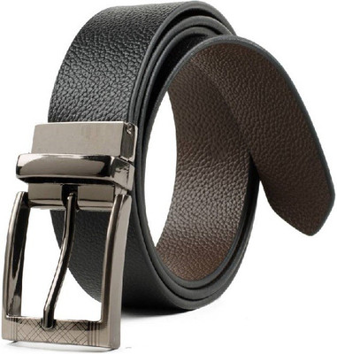 

vrom Men Formal Black Genuine Leather Belt