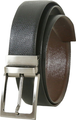 

Probasta Men Black, Brown Genuine Leather Reversible Belt