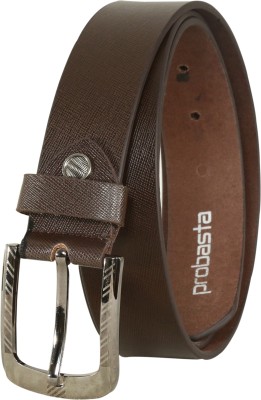 

Probasta Men Tan Genuine Leather Belt