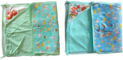 

sugandha Printed  Baby Sleep Sack(Poly Cotton, Green, Blue, Blue;green