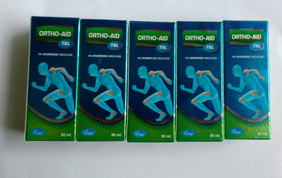 

Ortho Aid Oil (pack of 5) ortho aid Pain Relief Oil Liquid(250 ml)