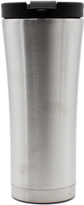 

SHOPNJAZZ Stainless Steel Protein Shaker cum Sipper - 500ml (17oz) 500 ml Sipper(Pack of 1, Multicolor), Silver